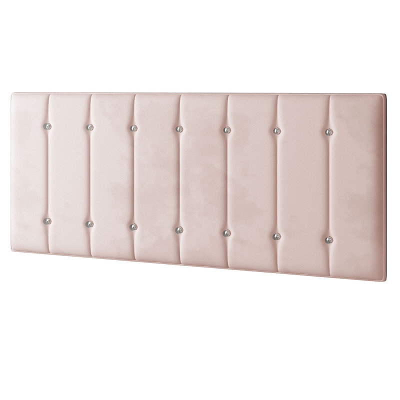Chiesa Upholstered Headboard, Double (4'6), Pink
