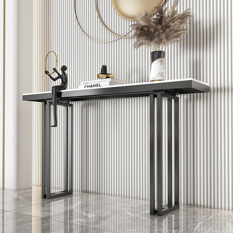 Console de style nordique à lumière simple et luxueuse, H 31,5 po x l 55,1 po x P 11,8 po