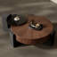 Table à thé ronde en bois massif de style moyen-antique-1824729459