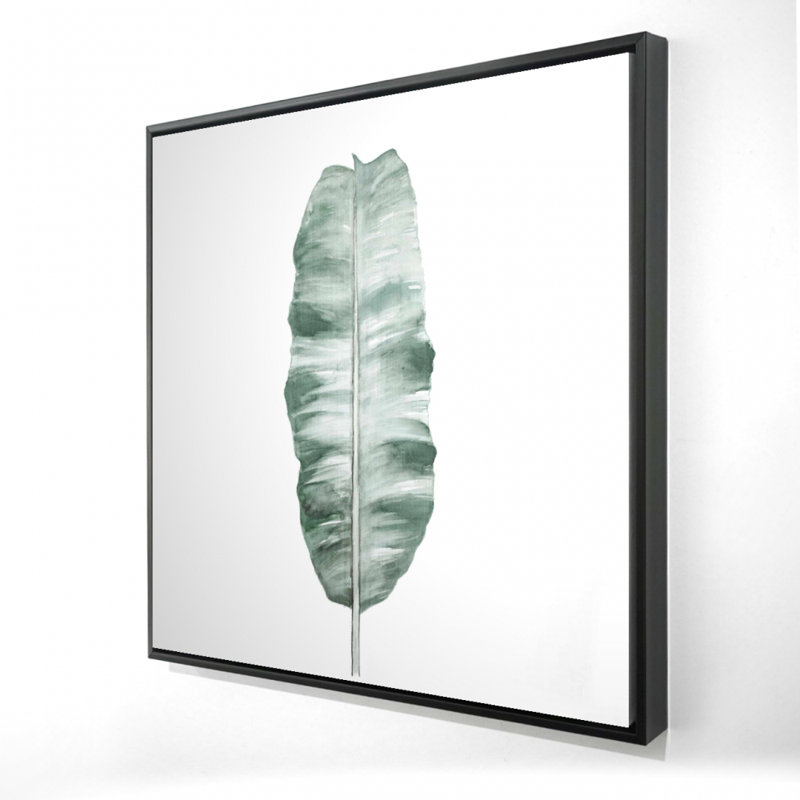 Banana Leaf Print On Canvas