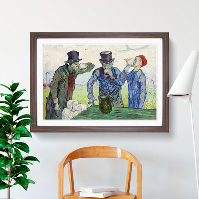 The Drinkers After Daumier by Vincent Van Gogh - Picture Frame Painting