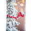 Guirlande en laine Merry Christmas - rouge