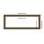 Tableaux d'organisation Blaine Light Bronze-1446269578