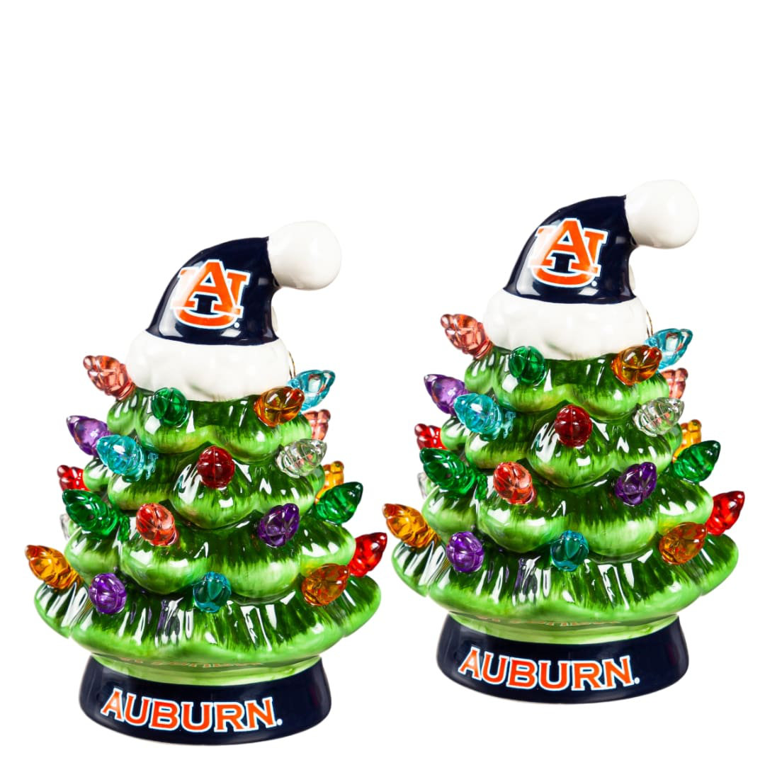 Auburn ceramic christmas tree