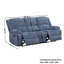 Canapé inclinable manuel Roundhill Furniture Blitz-112677237