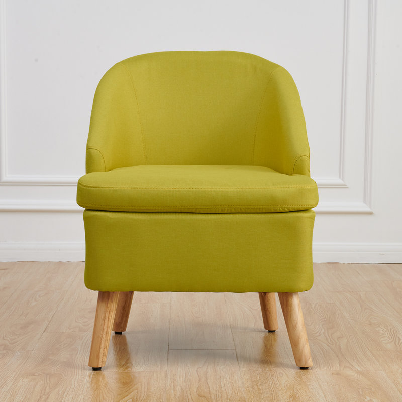 Fauteuil club de 22 po de largeur Danaysy, Mélange de polyester vert