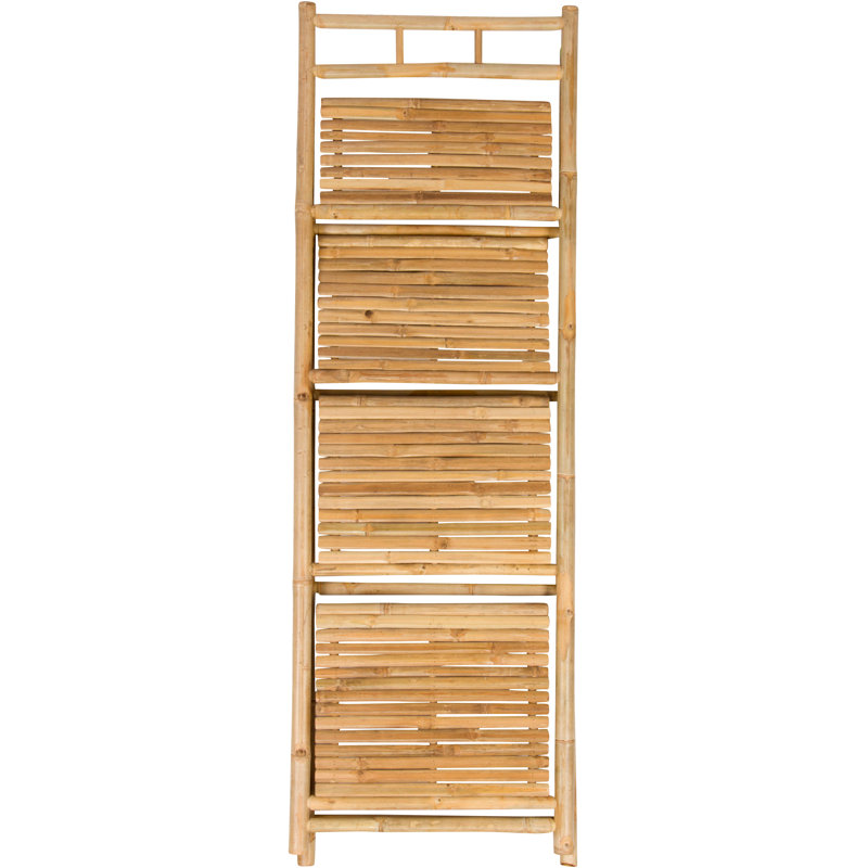 Bibliothèque échelle en bois massif Jax H 59 "x l 20,86", Naturel