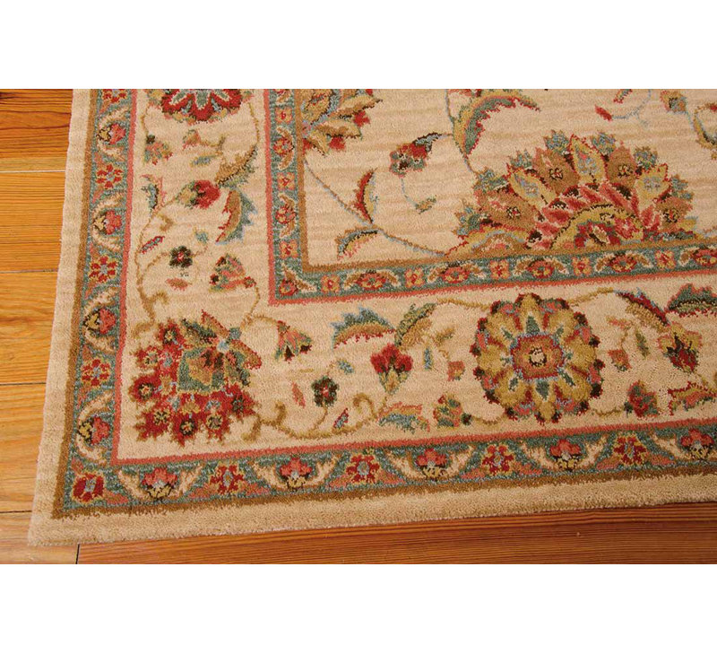 Tapis brun en laine Crownover, Rectangle 3 pi 6 po x 5 pi 6 po