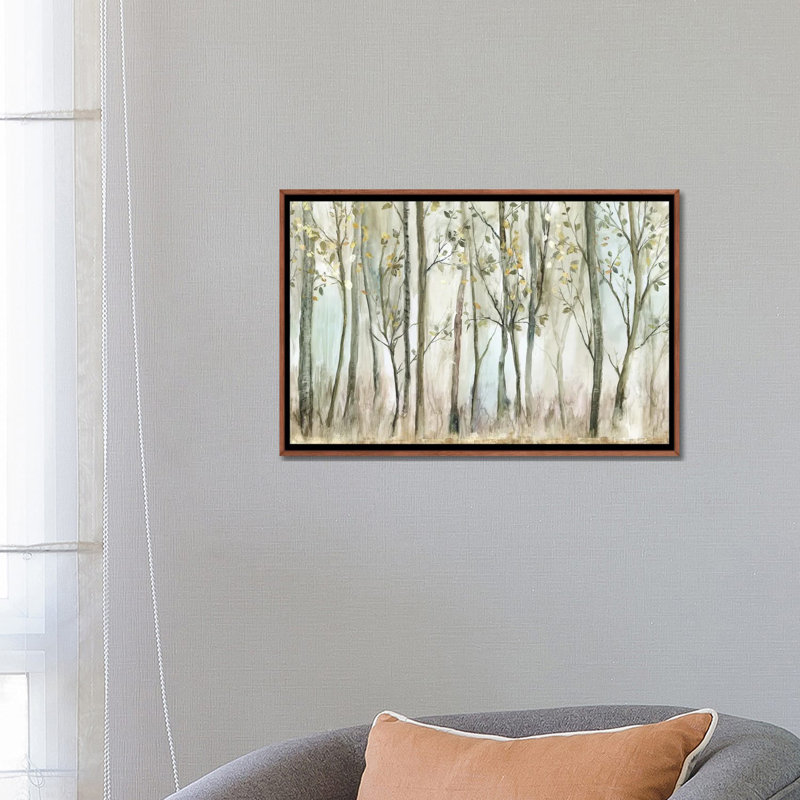 Tranquil Oasis - Wall Art Print - Framed Canvas, Brown, 18" H x 26" W