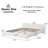 White Bouce Upholstered Platform Bed-1773924565