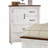Modern Transitional Style 1Pc Chest Metal Drawer Handles Four Drawers And One Cabinet Plank Design
