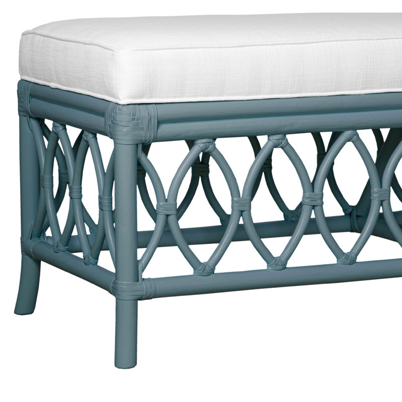 Lillian Upholstered Bench, Regatta Blue