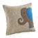 Appliqued Wool Throw Pillow