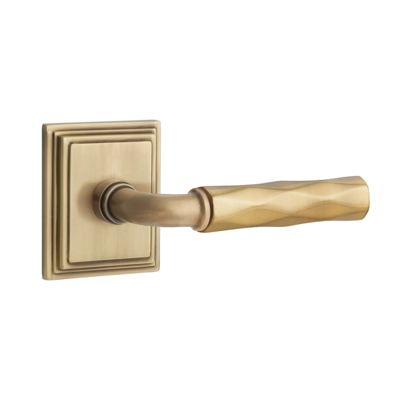 Privacy Door Lever, Left, Polished Nickel