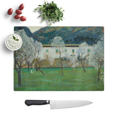 White Farmhouse by Santiago Rusinol Chopping Board