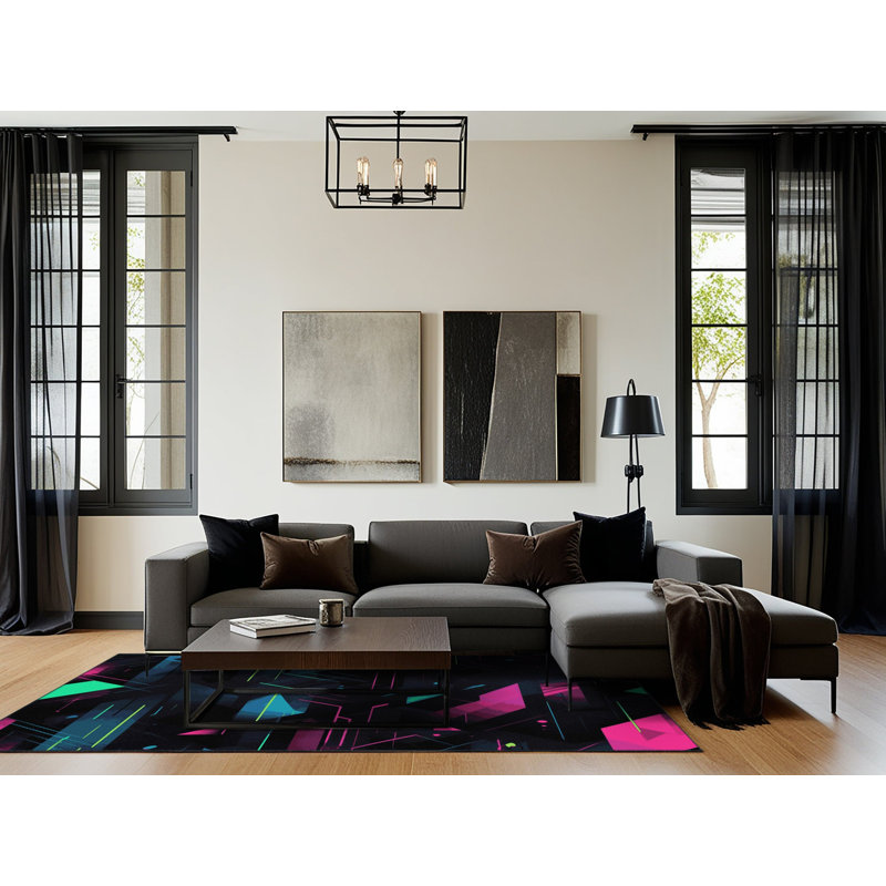 Nexus Stream Rug, Square 5'