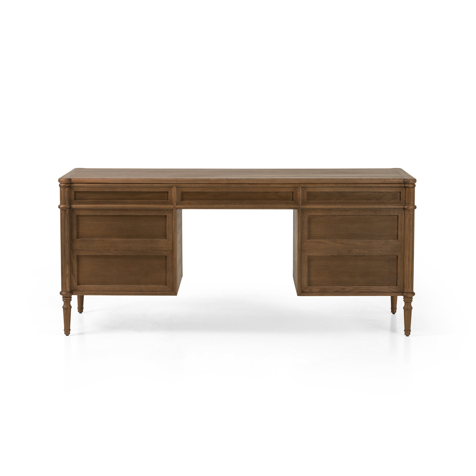 Susie 70 " Oak Executive Desk, Toasted Oak
