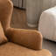 Chaise pivotante rembourrée en cuir synthétique-1867456547