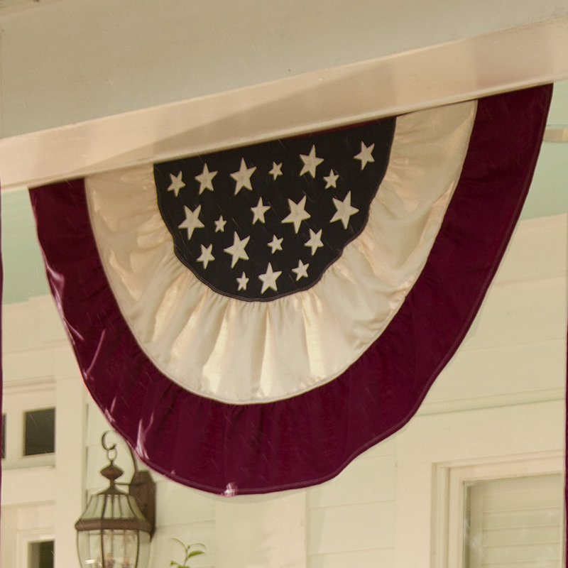 Guice 32 in. H x 59 in. W Cotton Independence Day Bunting