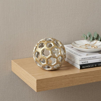 Reeser Metal Decorative Orb Tabletop Sculpture