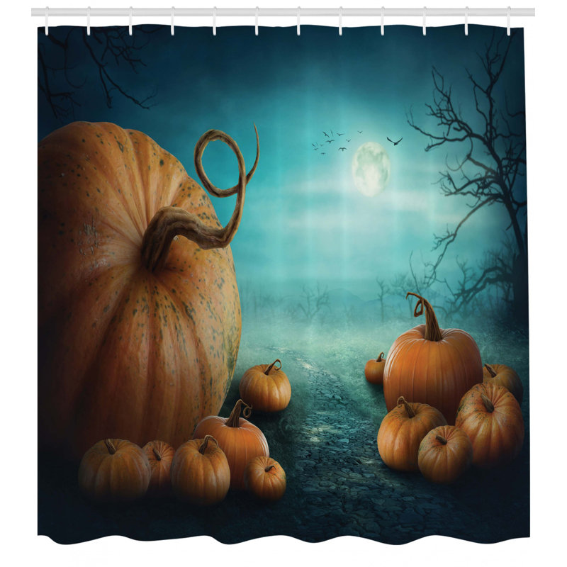 Ensemble de rideau de douche et crochets Autumn, H 75 po x l 69 po