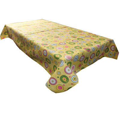 Circles And Dots Print Tablecloths