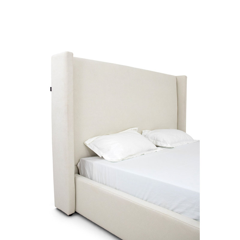 Lit plateforme tapissier Livorna, Grand