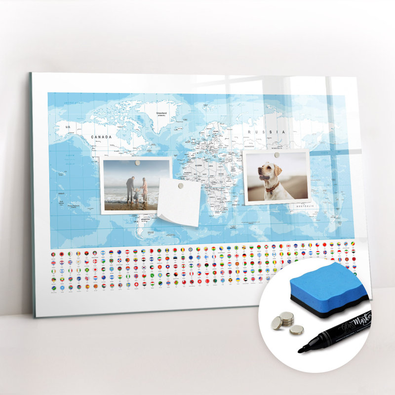 Magnetic Glass Dry Erase Board