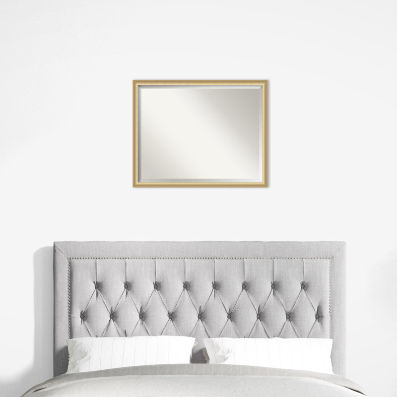 Midwood Wall Mirror, 23.75" x 29.75", Gold, Rectangle
