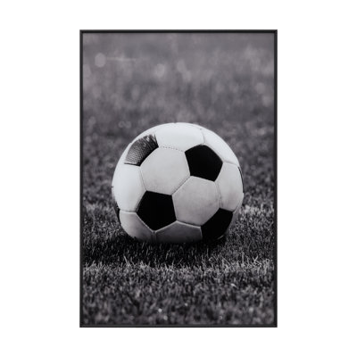Game On Soccer Ball Framed Wall Art
