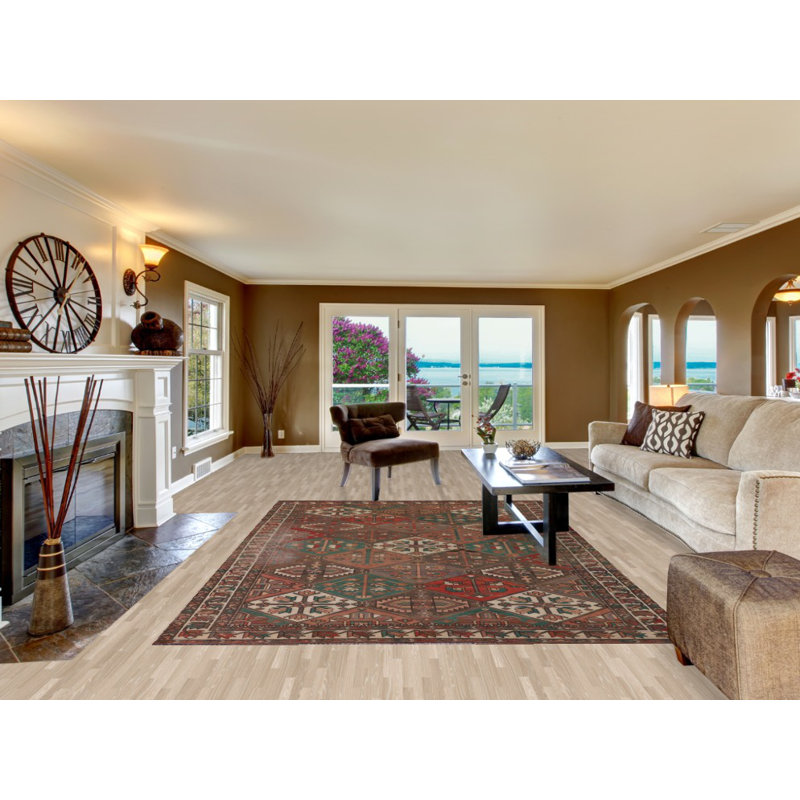 Distressed   Area Rug 7x10