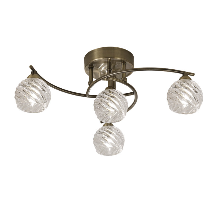 Colten Glass Semi Flush Mount