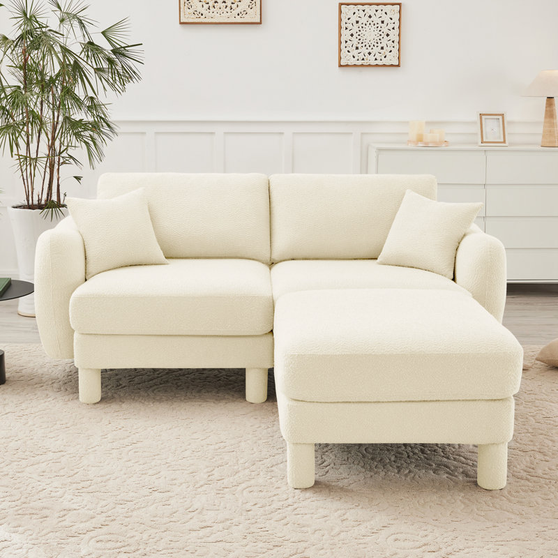 Canapé-lit 2 places pour causeuse, Beige