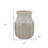 8" Sage And Gray Textural Ceramic Table Vase