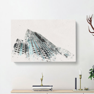 The Empire State Building - Wrapped Canvas