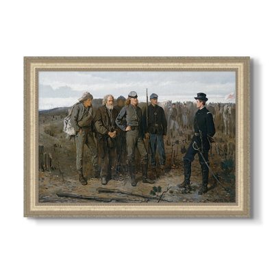 Prisoners from the Front, 1866 - Winslow Homer - Toile encadrée sur mesure