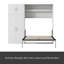 Lit escamotable avec casiers et armoires escamotables, blanc-532273402