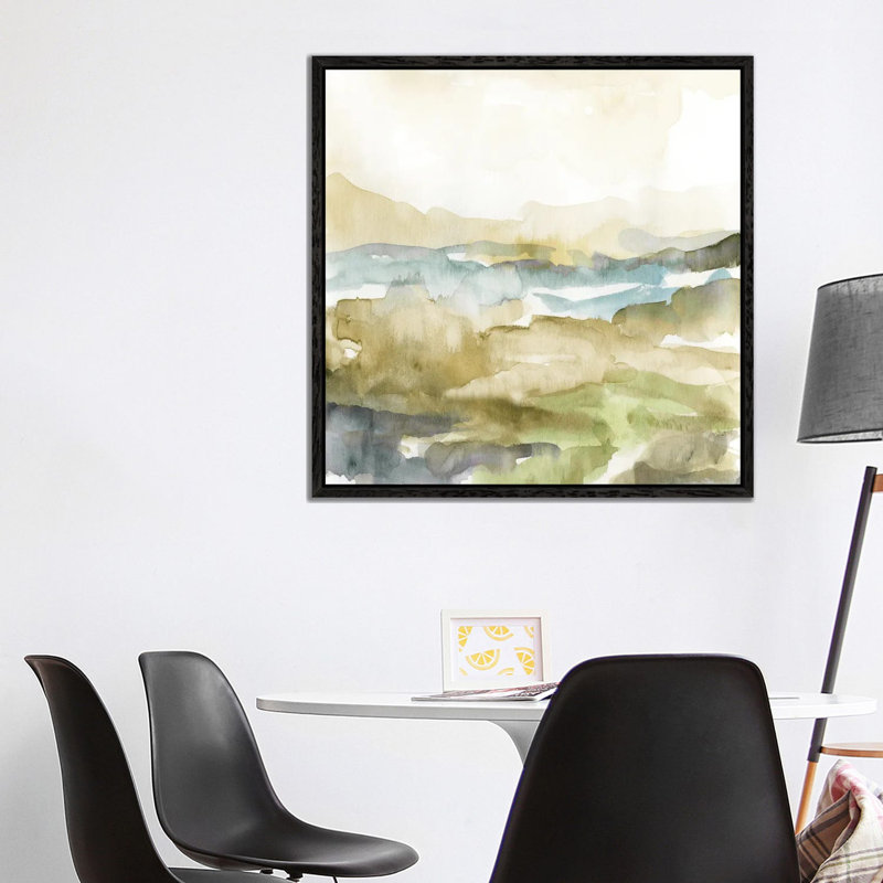 Spectrum Mountains by Nan - Gallery-Wrapped Canvas Giclée on Canvas, 93.98 cm H x 93.98 cm W, Black Floater Framed
