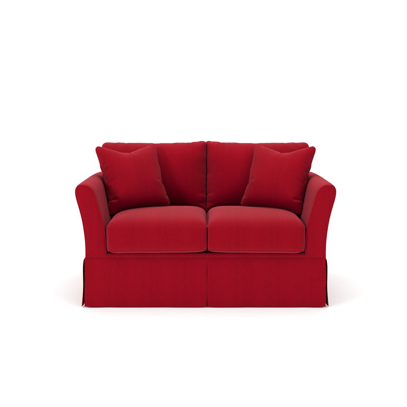 Shelby 60'' Upholstered Sofa, Bayou Flame Canvas