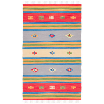 Tapis en coton tissé à la main Barhorst