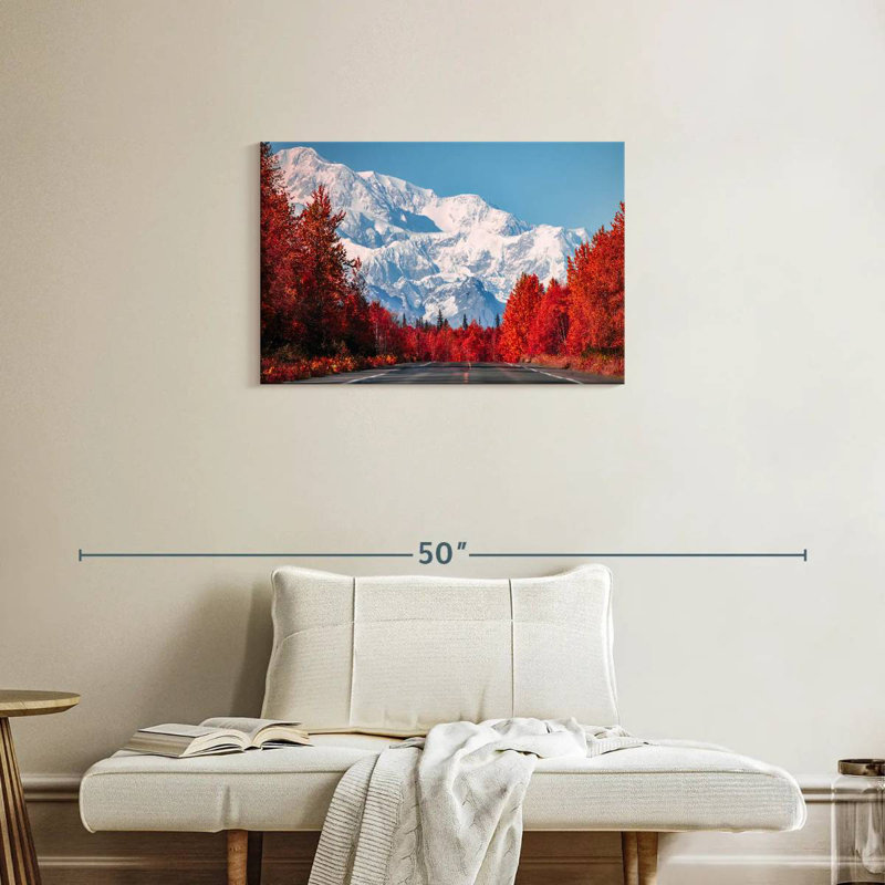Alvord, arbres d'automne à Denali, H 20 po x l 30 po
