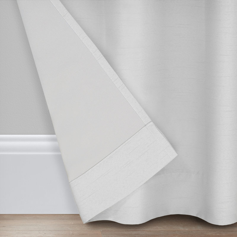 Eclipse Lawson Arm & Hammer Odor Neutralizing Blackout Grommet Curtain Panel, 50" W x 63" L, White