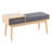 Himmel Polyester Blend Upholstered Storage Bench-1763460257