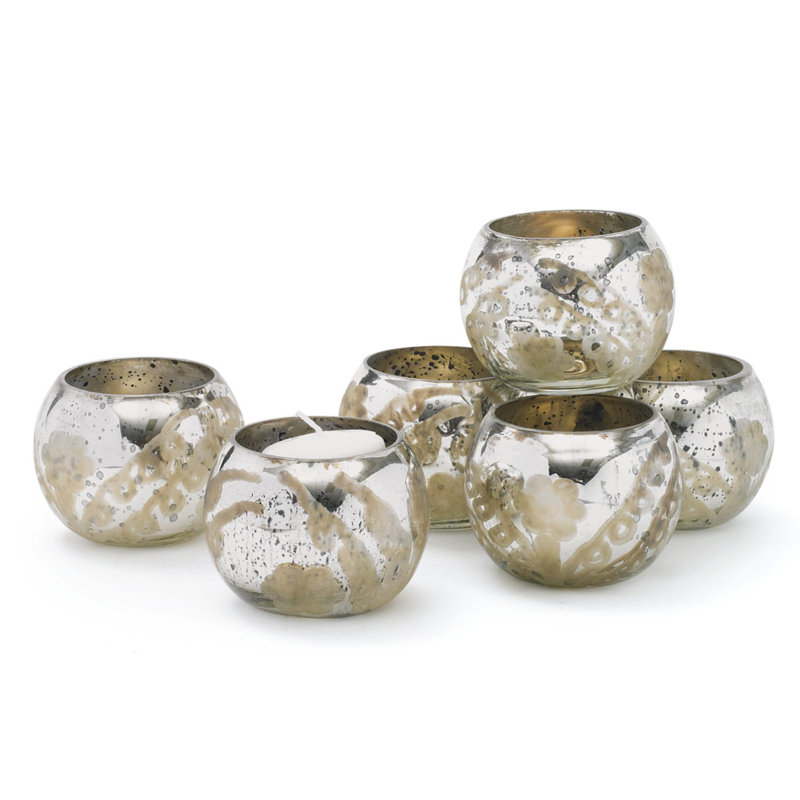 3'' H Glass Tabletop Votive Holder