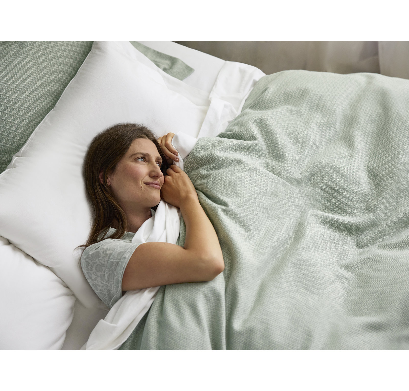 Cloud Organic Cotton Duvet Cover Set, Twin Duvet Cover, Alpine White