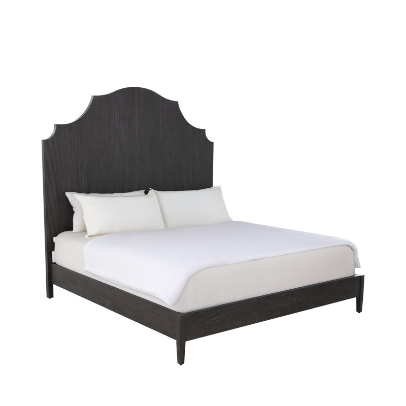 Princeton Bed, King, Cerused Forest Black