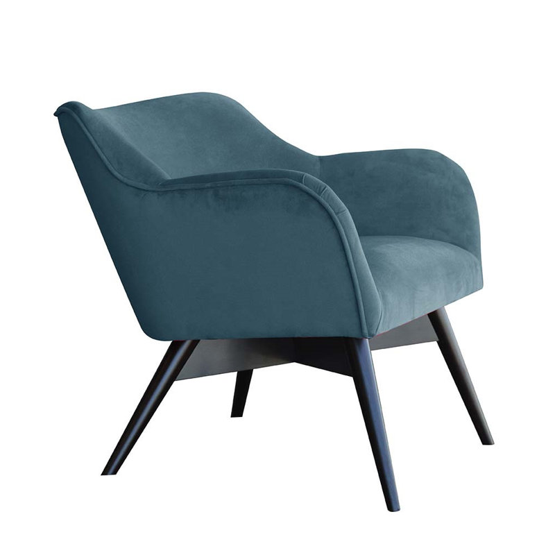 Pepi Upholstered Armchair, Blue
