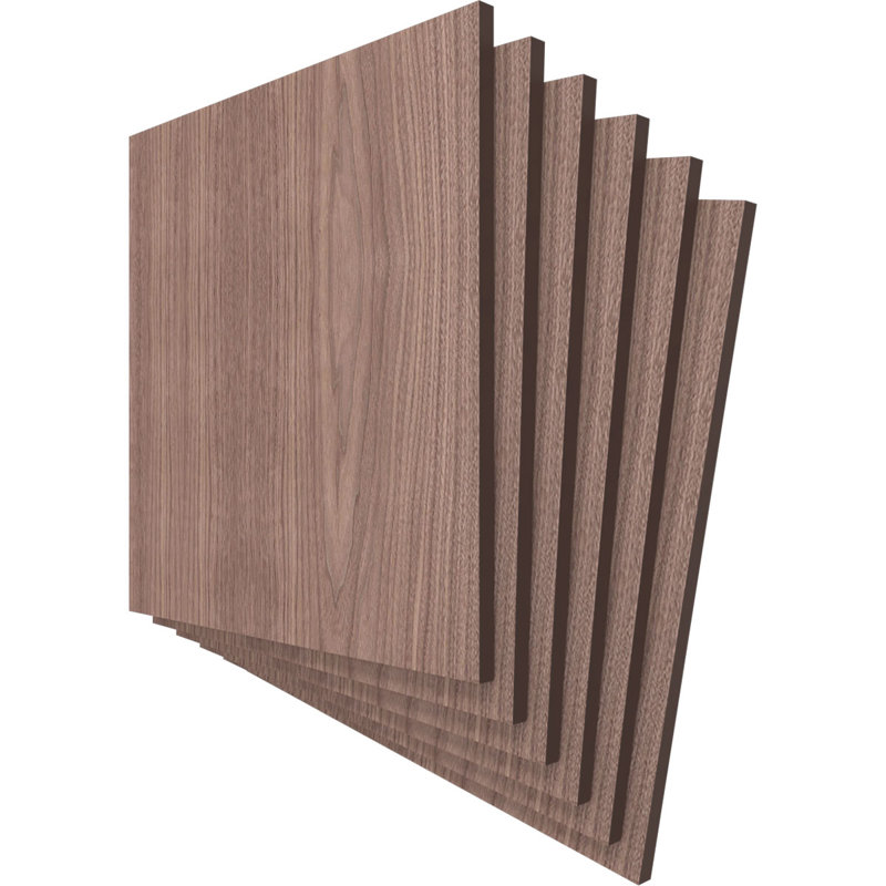 Planches en bois, Noyer, H 11,75 po x l 11,75 po x P 0,38 po