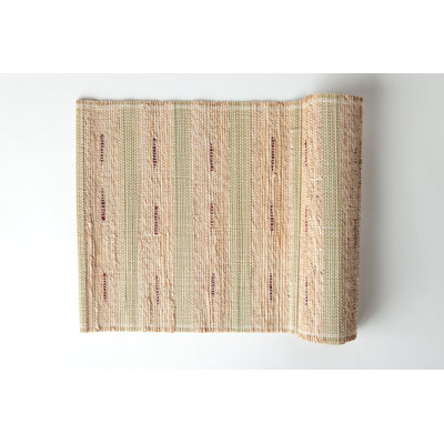 TEAGAN Striped Cotton Blend Table Runner