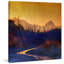 «Sunset Saguaros Stream», impression sur toile tendue-16030419